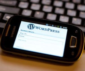 WordPress on Mobile Phone