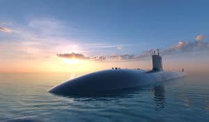 Submarine at Sunrise