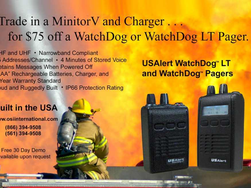 USAlert Minitor and Watchdog Pagers Promotion