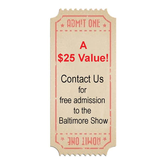Baltimore Trade Show Discount Ticket Promotion