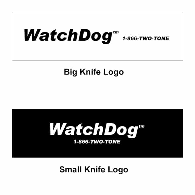 Large and Small Jack Knife Logos